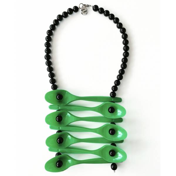 COLLANA CUCCHIAINI VERDI...