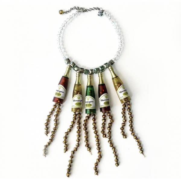 COLLANA BOTTIGLIE CHAMPAGNE