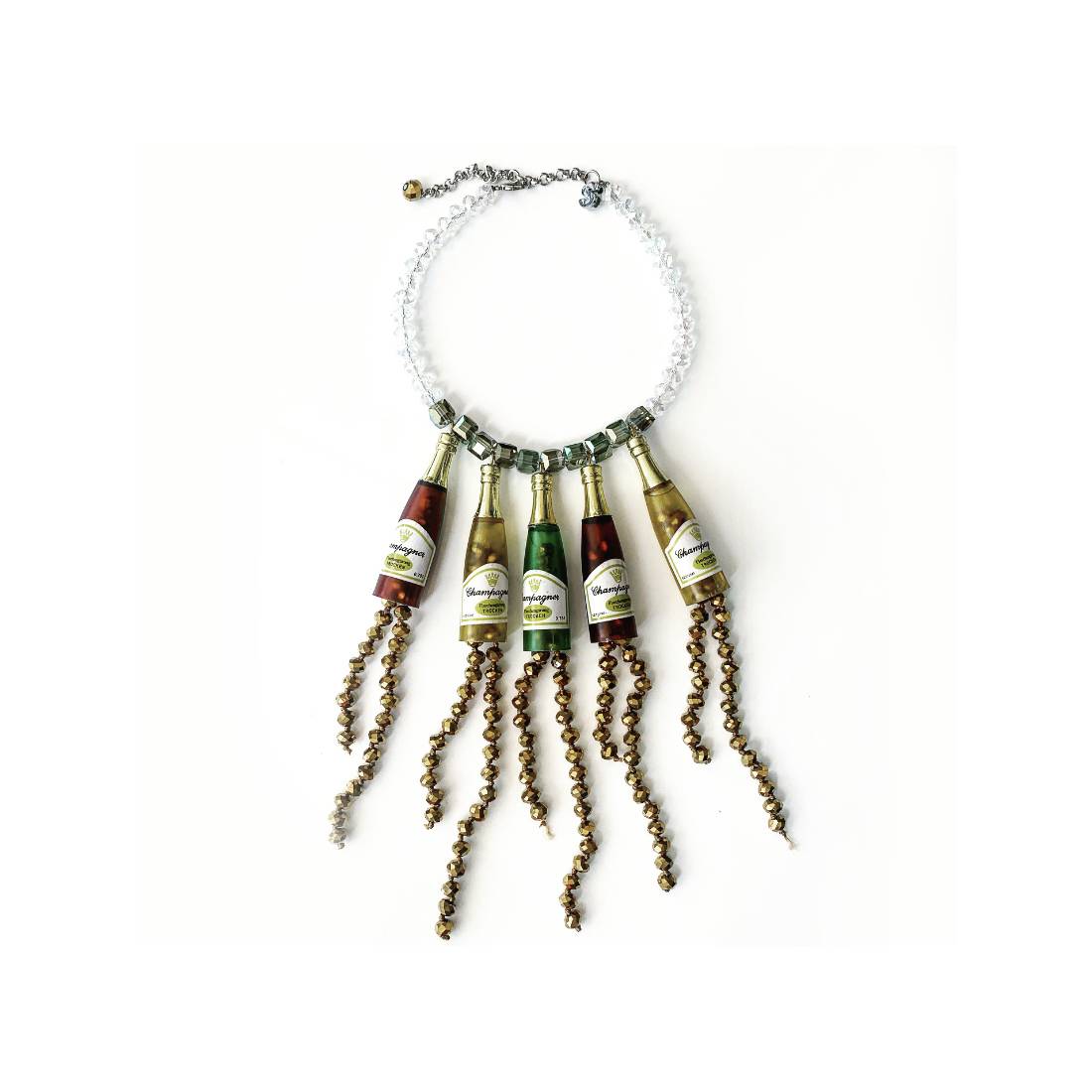 COLLANA BOTTIGLIE CHAMPAGNE