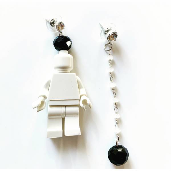 ORECCHINO ROBOT BIANCO