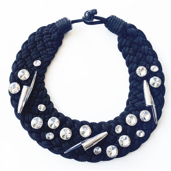 COLLANA COLLARINO NERO