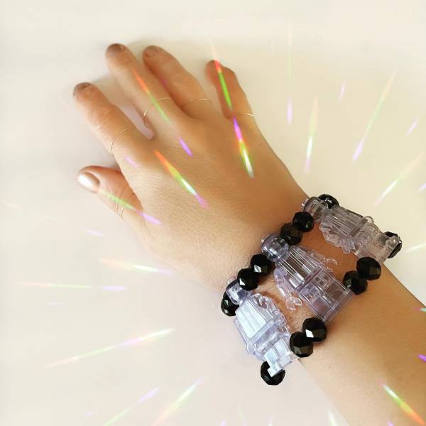 BRACCIALE ROBOT TRASPARENTE 2