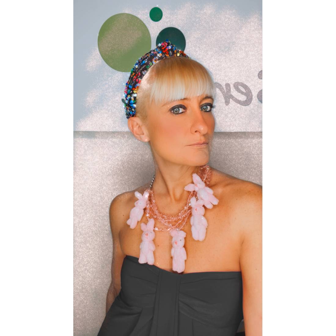 COLLANA CONIGLIETTI ROSA