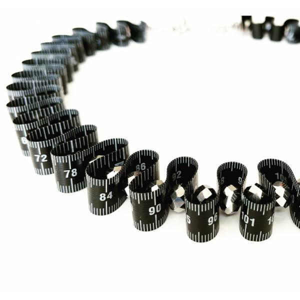 COLLANA CENTIMETRO NERO