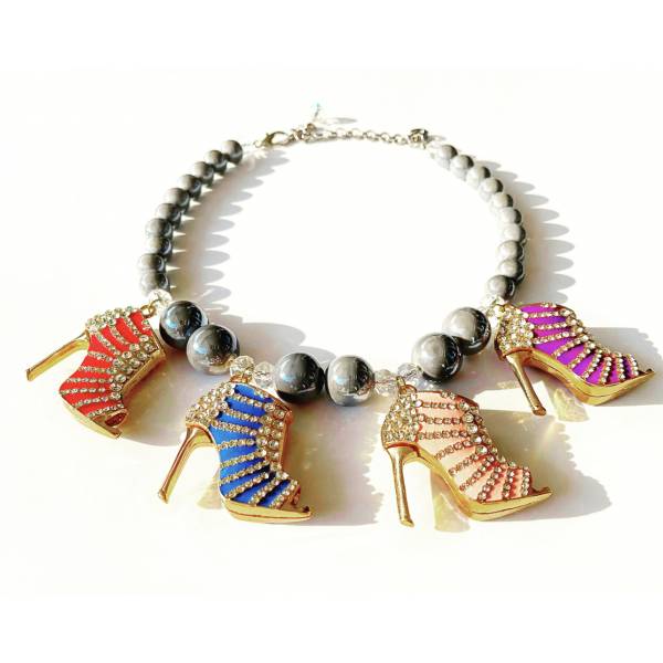 COLLANA SCARPE CRISTALLO