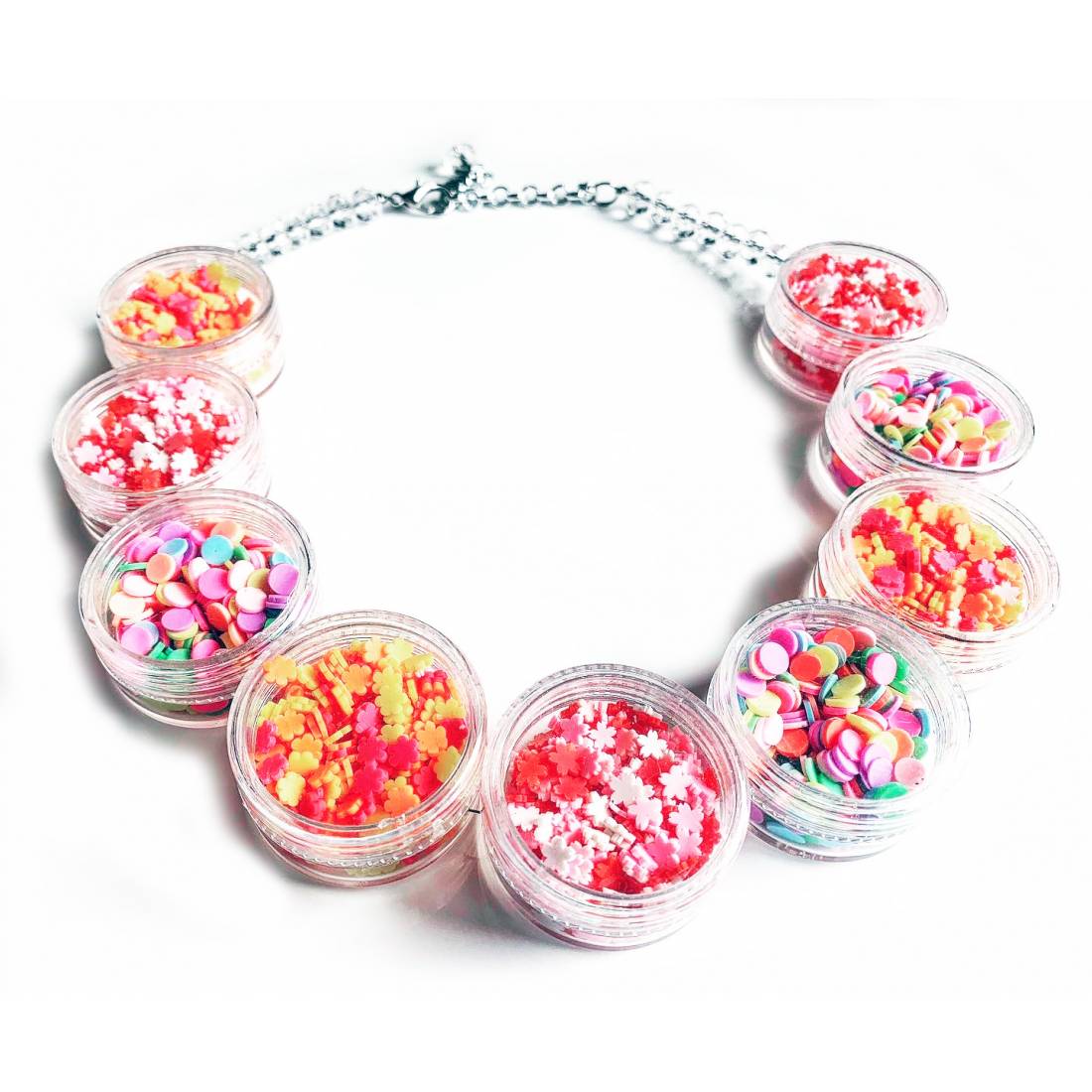 COLLANA BARATTOLI MIX RESINA