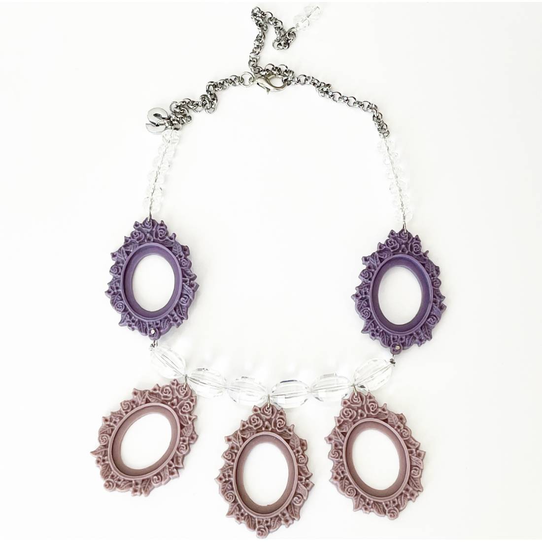 COLLANA CORNICI VIOLA