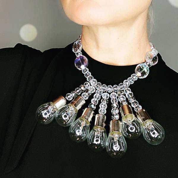 COLLANA LAMPADINE CRYSTAL 2