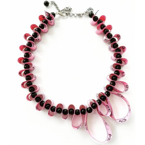 COLLANA CENTIMETRO ROSA