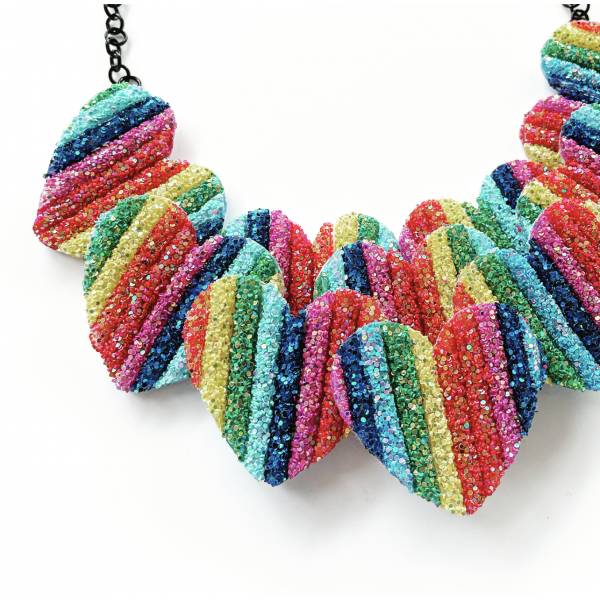 COLLANA CUORI ARCOBALENO 2