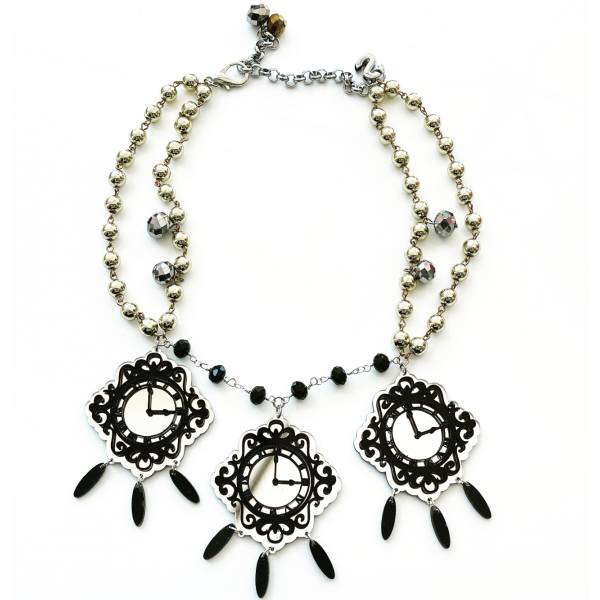 COLLANA OROLOGI ARGENTO