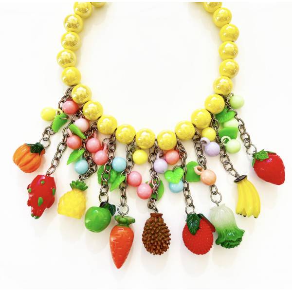 COLLANA FRUTTA GIALLA